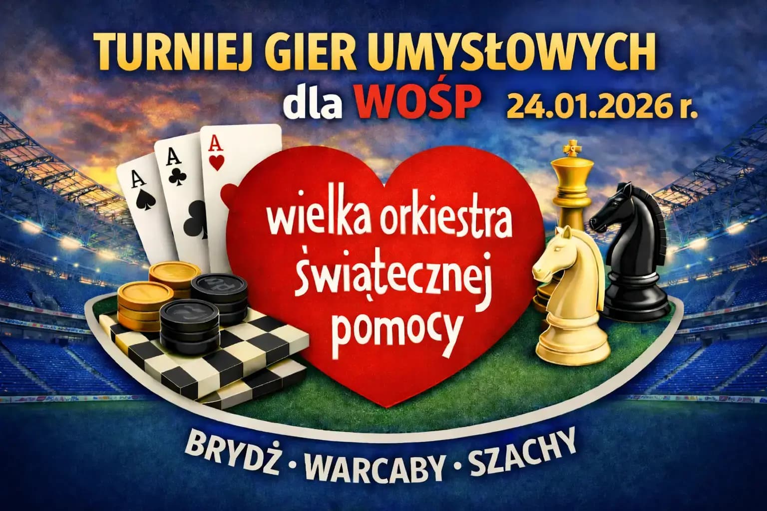 Turniej Gier Umysłowych dla WOŚP 2026