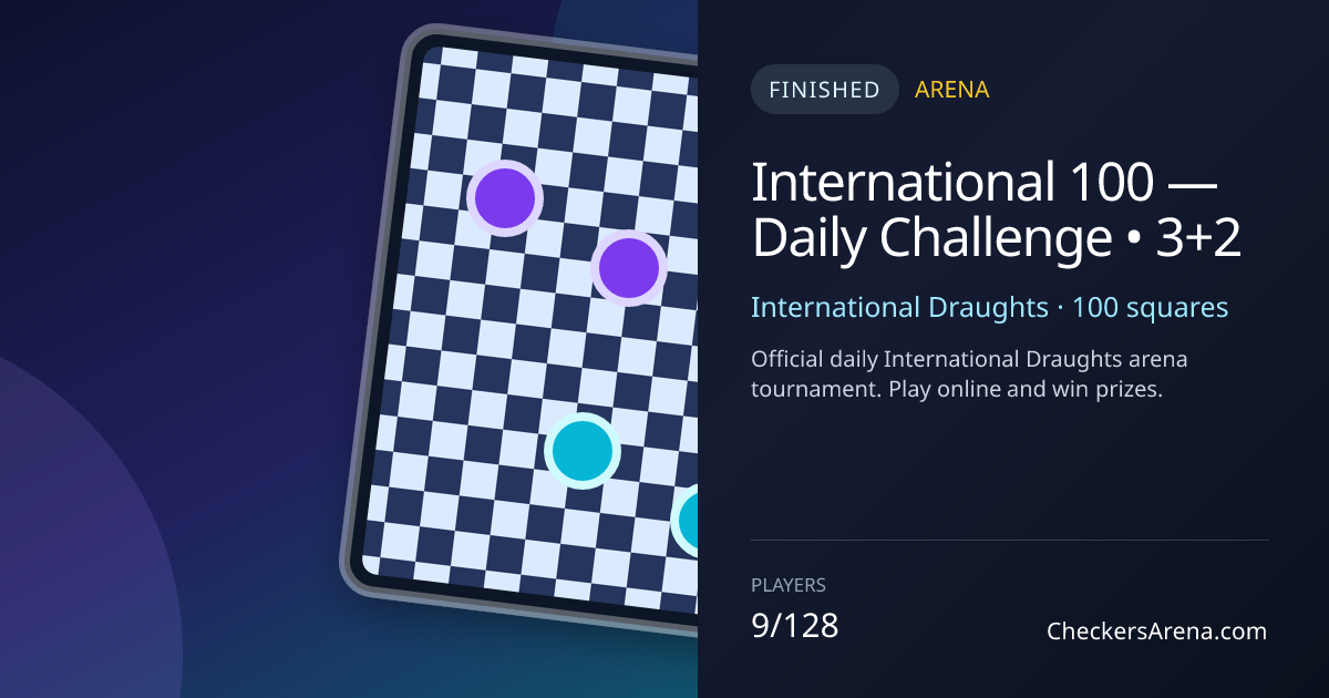 International 100 — Daily Challenge • 3+2